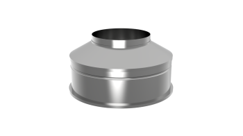 Оголовок без зонта, ф 250х310, AISI 439/439, 0,5мм/0,5мм, (К)