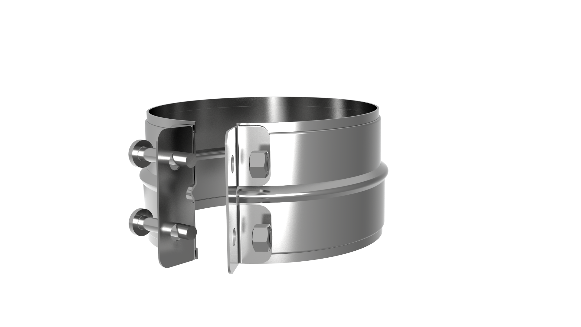 Хомут обжимной, ф 280, AISI 439/1,0мм, h=60мм